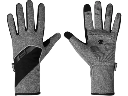 force gale softshell jaro podzim rukavice sede vel s ien406167