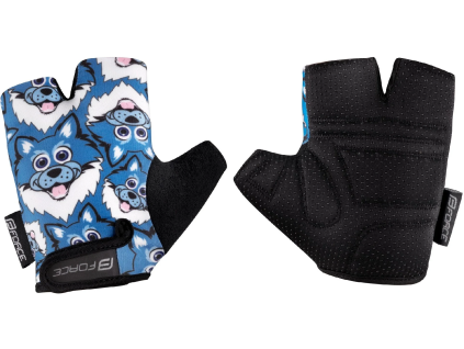 force wolfie kid modre rukavice vel s ien406027