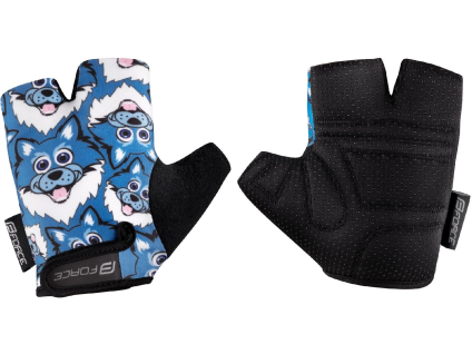force wolfie kid modre rukavice vel m ien406028