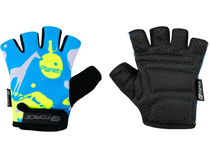force planets kid modro fluo rukavice vel xl ien406052
