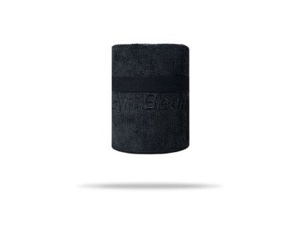 microfibre sports towel medium black gymbeam 1