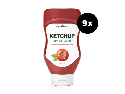 ketchup with stevia 9x470 g gymbeam