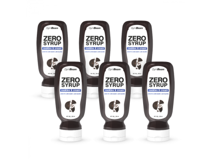 zero syrup cookies cream gymbeam 6 x 320 ml