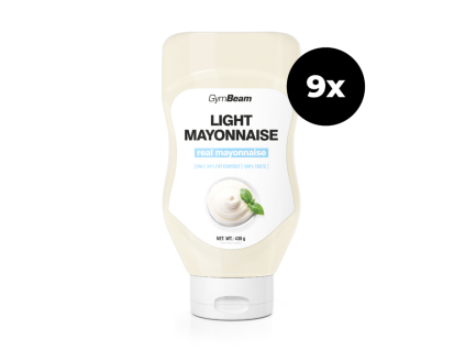 light mayonnaise 9x430 g gymbeam