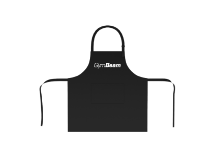 kitchen apron black gymbeam