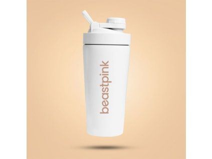 steel shaker 650 ml white beastpink 1