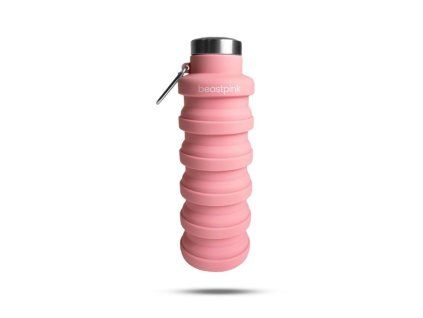 foldable bottle pink 500 ml beastpink 01 white