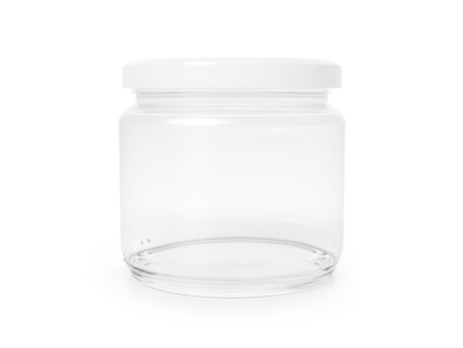 glass jar 380 ml gymbeam