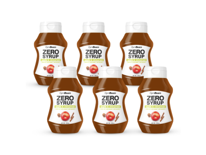 zero syrup apple cinammon 6x350 ml gymbeam 1