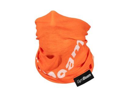 antibacterial neck gaiter orange gymbeam 1