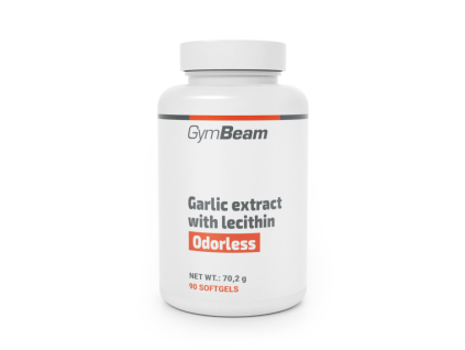 garlic extract with lecithin 90 softgels gymbeam 1