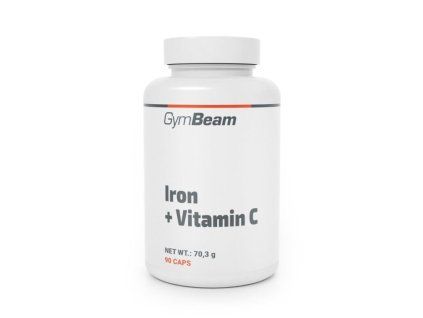 iron vitamin c 90 caps gymbeam 1