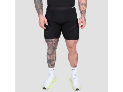Seamless šortky Static Black - GymBeam (Veľkosť L)