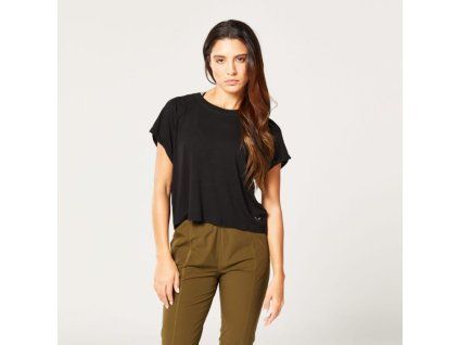 Dámske tričko Code Oversized Black - SQUATWOLF (Veľkosť XS)