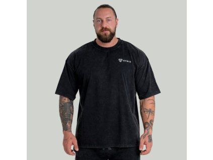 Tričko Oversized Washed Black - STRIX (Veľkosť S)