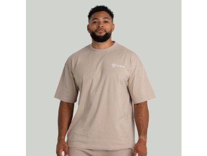 Tričko Oversized Tee Taupe - STRIX (Veľkosť S)