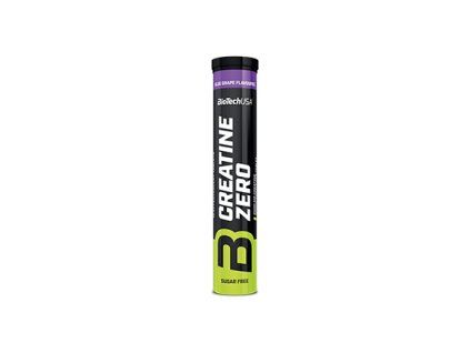 BioTech Creatine Zero 18 tbl blue grape (šumivé) (Príchuť modré hrozno)