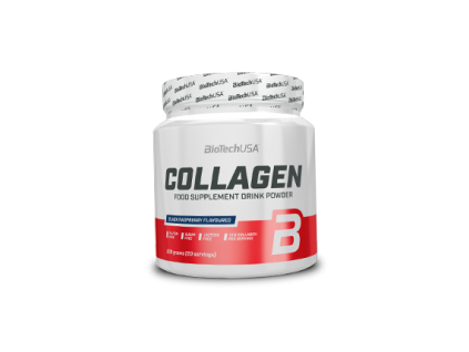 BioTech Collagen 300 g black raspberry (Príchuť malina)