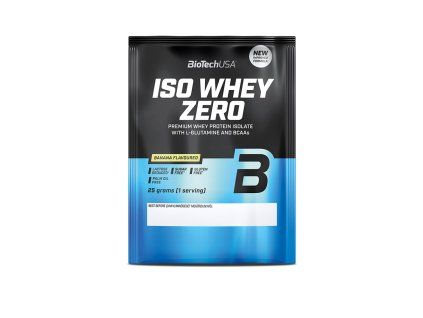BioTech Iso Whey Zero 25 g banana (Príchuť banán)