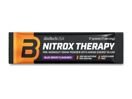 BioTech Nitrox Therapy 17 g blue grape (Príchuť modré hrozno)