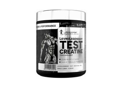 Kevin Levrone LevroLegendary Test Creatine 255 g mango lemon (Príchuť mango-citrón)