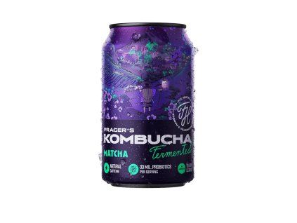 Prager's Kombucha 330 ml matcha (Príchuť matcha)