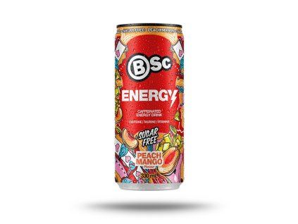 BSC Energy Drink 330 ml peach mango (Príchuť broskyňa-mango)