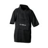 towel poncho terry black gymbeam 1