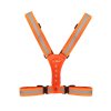 reflective running vest orange gymbeam 1 2