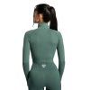 Dámský top Cropped Seamless Moss - STRIX (Veľkosť S)