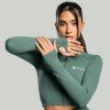 Dámský top Cropped Seamless Moss - STRIX (Veľkosť S)