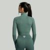 Dámský top Cropped Seamless Moss - STRIX (Veľkosť S)