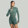 Dámský top Cropped Seamless Moss - STRIX (Veľkosť S)