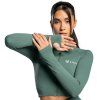 Dámský top Cropped Seamless Moss - STRIX (Veľkosť S)