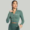 Dámský top Cropped Seamless Moss - STRIX (Veľkosť S)