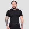 Seamless tričko Static Black - GymBeam (Veľkosť M)