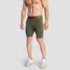 Pánske šortky Combat Olive Grey - GymBeam (Veľkosť S)