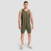 Pánske šortky Combat Olive Grey - GymBeam (Veľkosť S)
