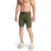 Pánske šortky Combat Olive Grey - GymBeam (Veľkosť S)