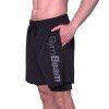 Šortky 2v1 Essence Black - GymBeam (Veľkosť XL)