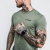 Tričko Basic Heather Military - GymBeam (Veľkosť XXL)
