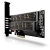 axagon pcem2 d pcie nvme ngff m 2 adapter ien310141