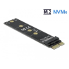 delock adapter pci express x1 na m 2 key m ien395155
