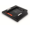 axagon rss cd09 ramecek pro 2 5 ssd hdd do dvd slotu 9 5 mm led hlinik ien426766