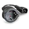 gembird cablexpert adapter c14 m schuko f 15 cm ien283523