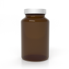 empty brown glass jar