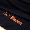 quick drying sports towel black orange gymbeam 2