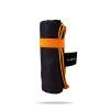 quick drying sports towel black orange gymbeam