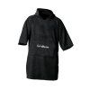 towel poncho terry black gymbeam 1