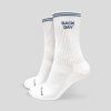 Ponožky GymRat 3Pack White - GymBeam (Veľkosť S)